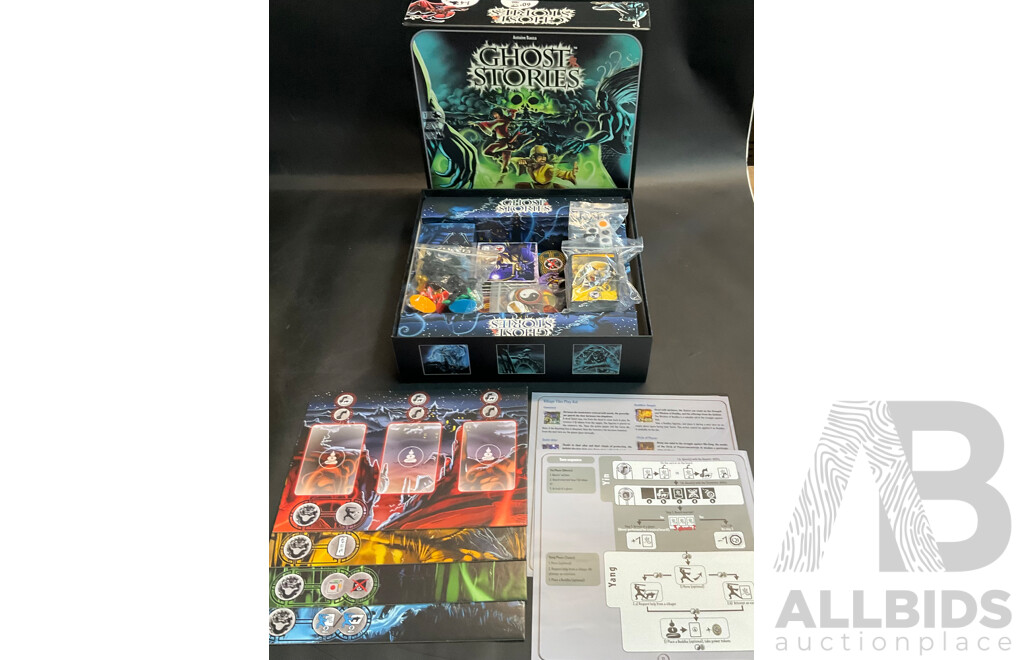 Merchants & Marauders, Dawn of the Zeds, and Ghost Stories Board Games - Lot of 3