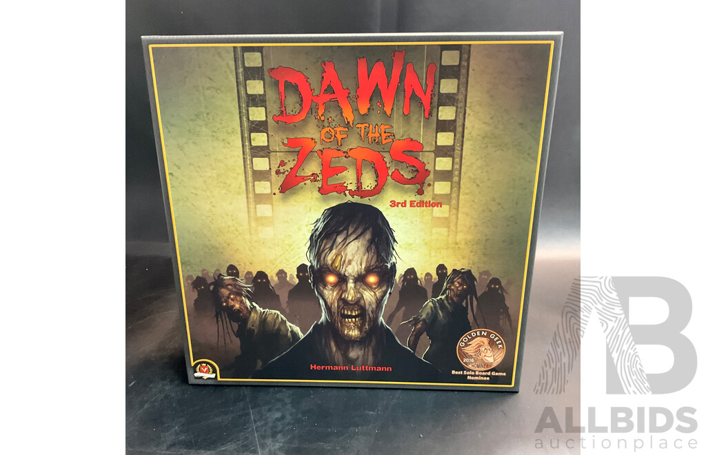 Merchants & Marauders, Dawn of the Zeds, and Ghost Stories Board Games - Lot of 3