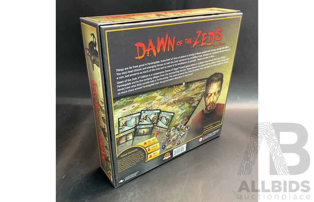 Merchants & Marauders, Dawn of the Zeds, and Ghost Stories Board Games - Lot of 3