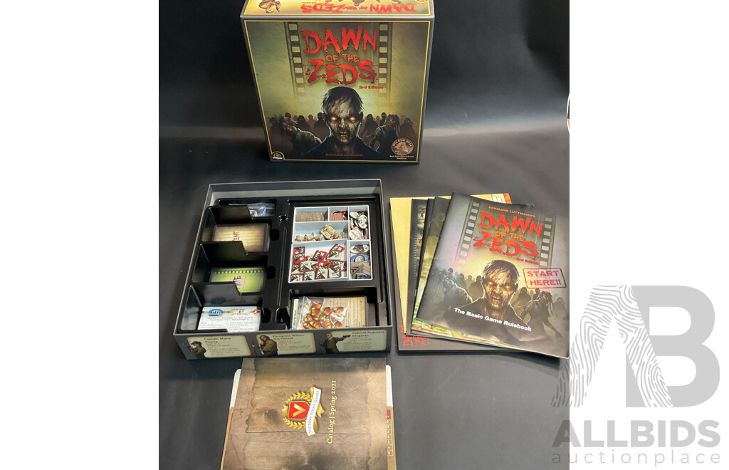 Merchants & Marauders, Dawn of the Zeds, and Ghost Stories Board Games - Lot of 3