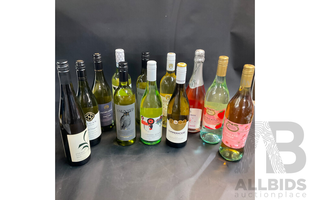 Assorted Pinot Grigio, Moscato , Sauvignon Blanc Wine