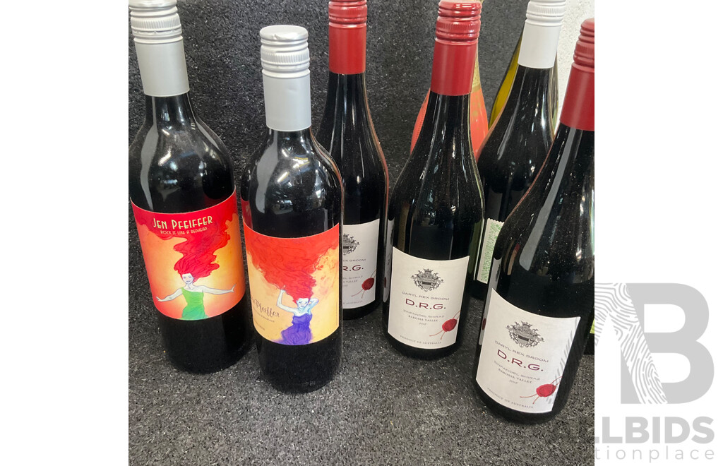 Collection of Assorted Bottles of Alcoholic Beverages, Including Wines, Liqueurs and Spirits - Lot of 23