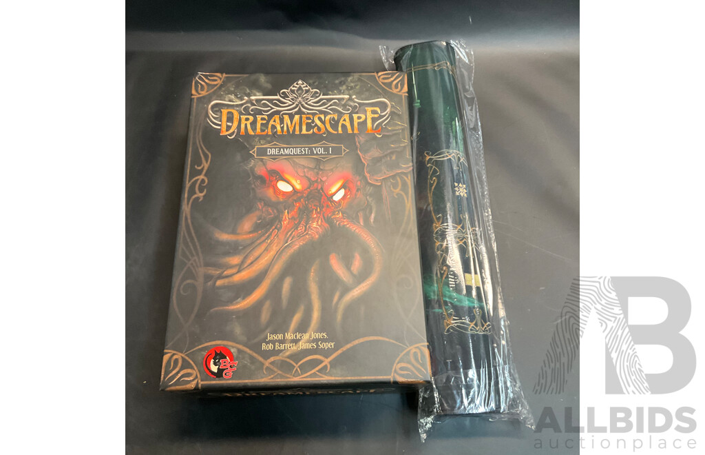 Bad Cat Game - Dreamescape Dreamquest:Vol 1 Board Game with Playmat