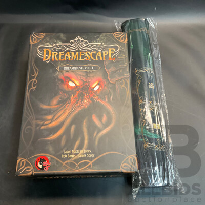Bad Cat Game - Dreamescape Dreamquest:Vol 1 Board Game with Playmat