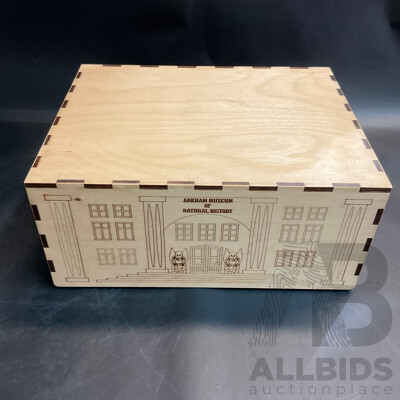 The Broken Token Arkham Museum Crate with Elder Sign Board Game