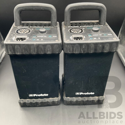 Pair of Profoto Continuous Lights ProBallast 200/400
