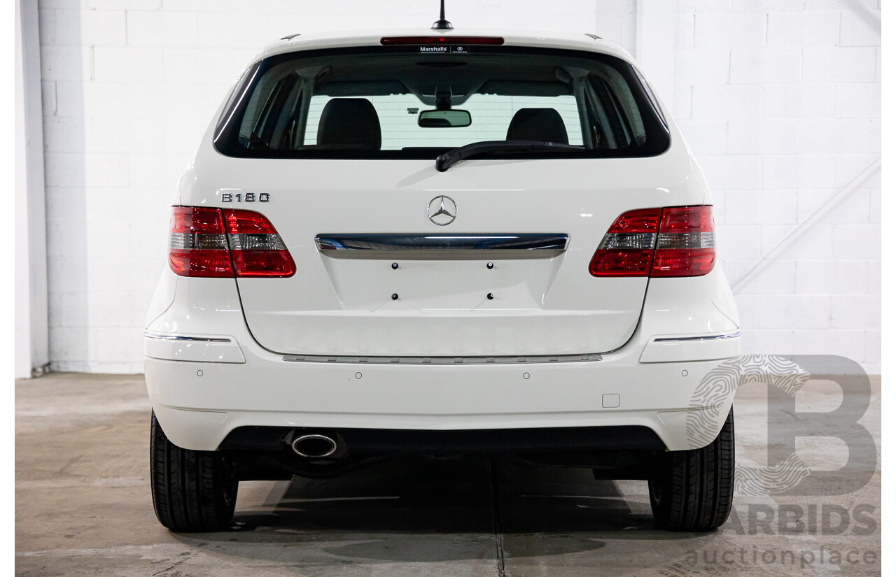 5/2011 Mercedes-Benz B180 245 MY10 5d Hatchback Cirrus White 1.7L