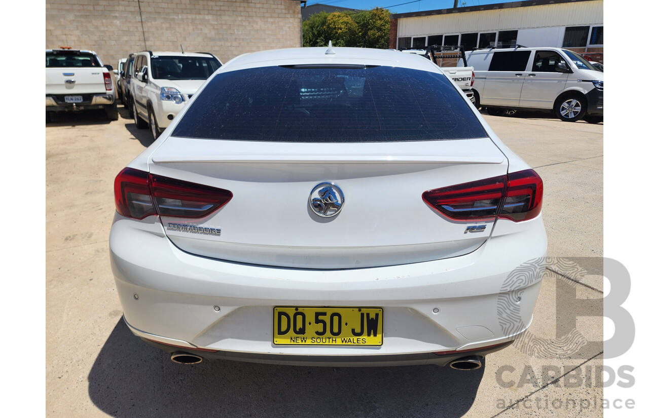 3/2018 Holden Commodore RS ZB-Series MY18 5D Liftback White Turbo 2.0L