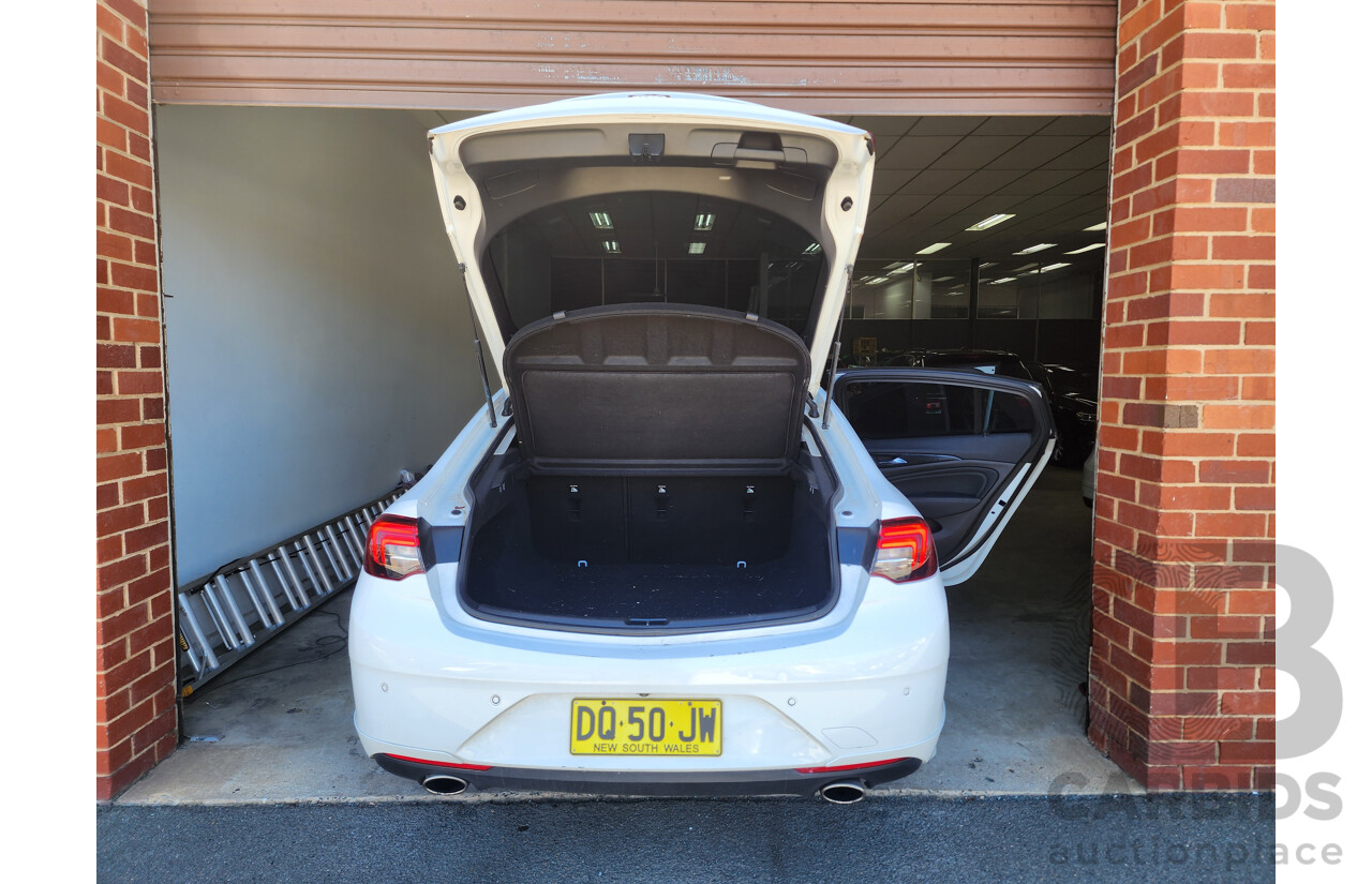 3/2018 Holden Commodore RS ZB-Series MY18 5D Liftback White Turbo 2.0L