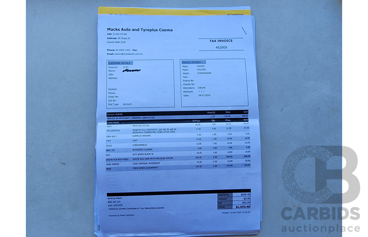 3/2018 Holden Commodore RS ZB-Series MY18 5D Liftback White Turbo 2.0L