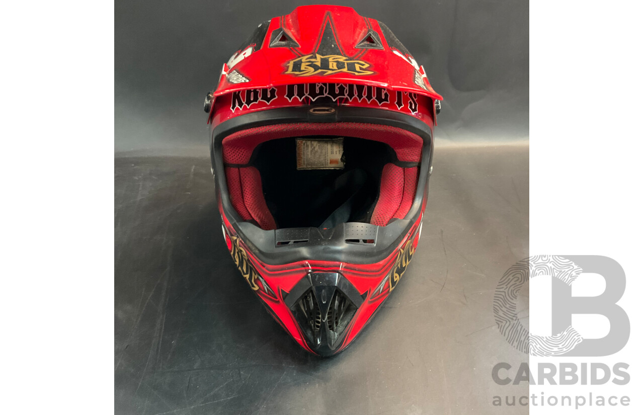 KBC ZOMBIE Motocross Helmet Size S