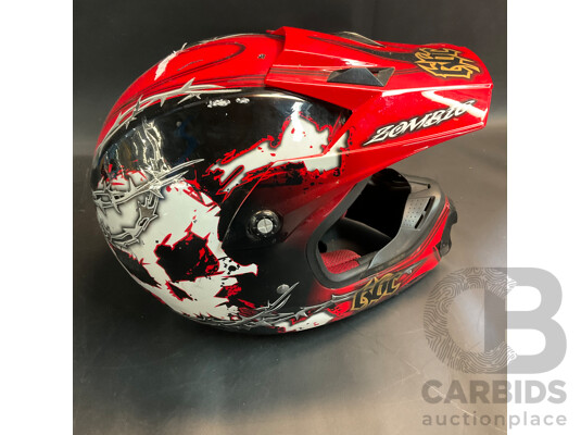 KBC ZOMBIE Motocross Helmet Size S