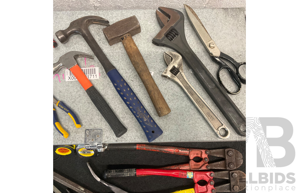 Huge Bundle of Hand Tools and Tool Box
