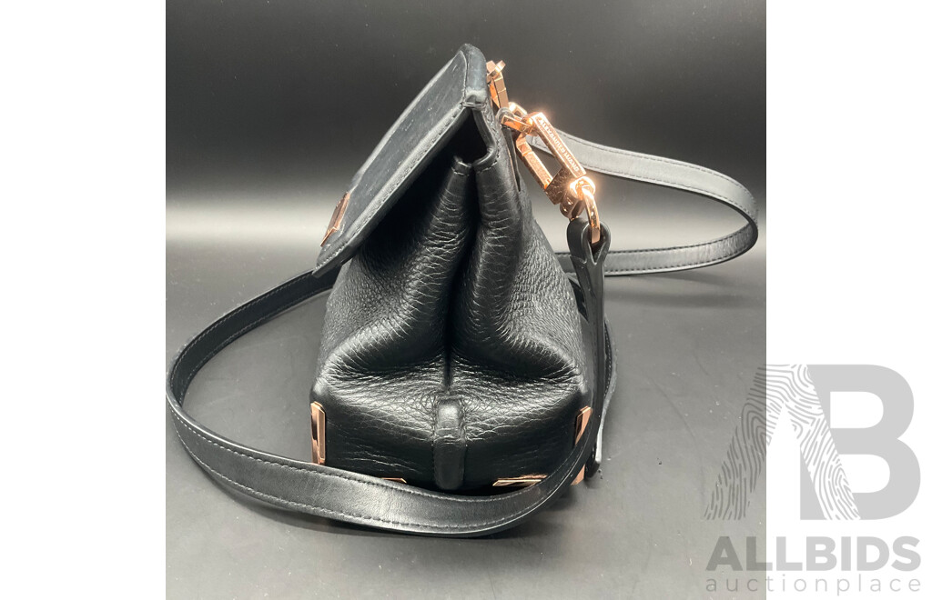 Marion Prisma Leather Cossbody Black Bag Branded ALEXANDER WANG