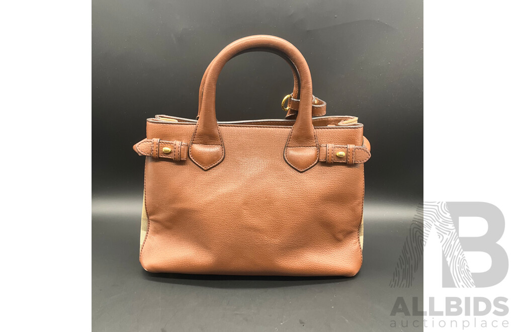 Small Banner Tote Bag Branded BURBERRY