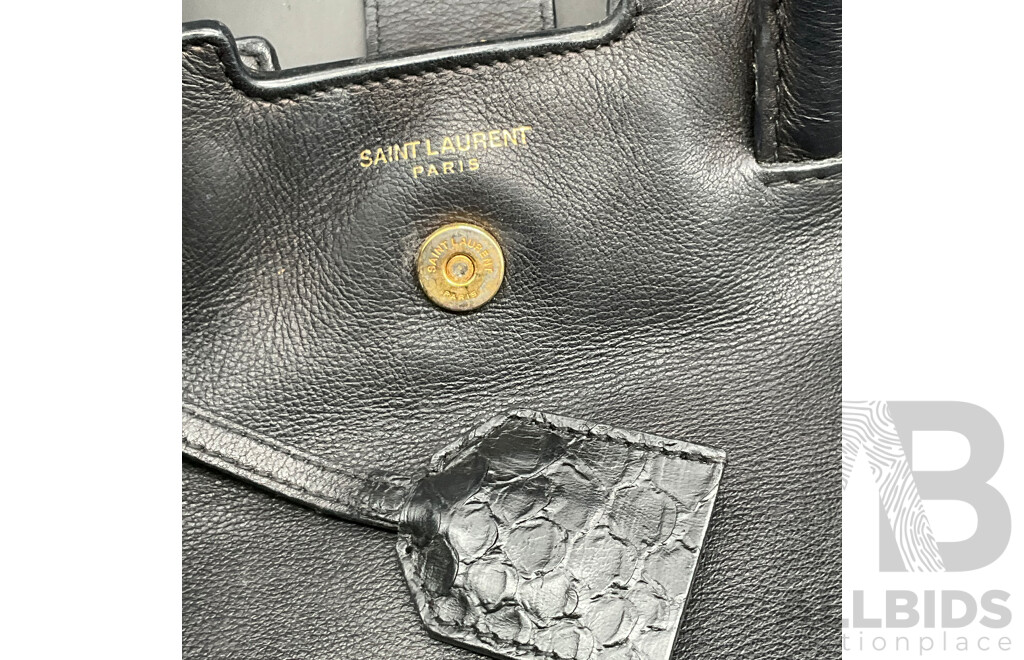 Monogram Downtown Cabas Handbag Branded SAINT LAURENT
