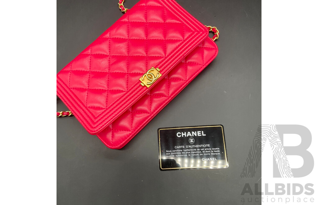 Boy Wallet on Chain Bag Branded CHANEL