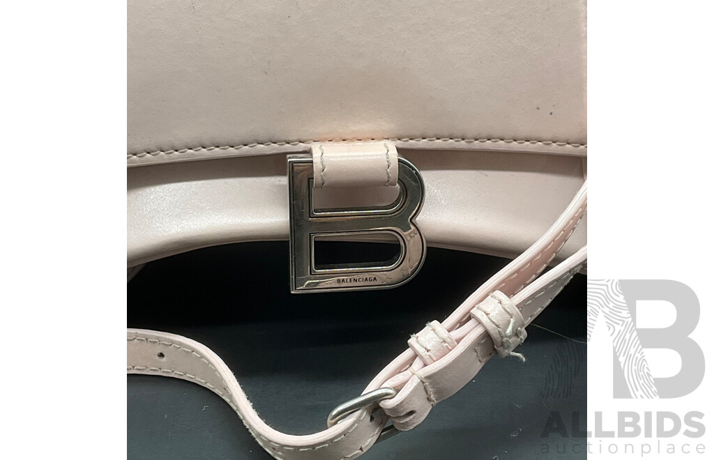 Hourglass S Two-Way Handbag Branded BALENCIAGA