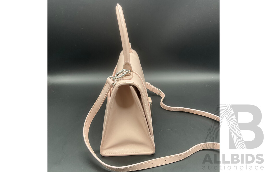 Hourglass S Two-Way Handbag Branded BALENCIAGA