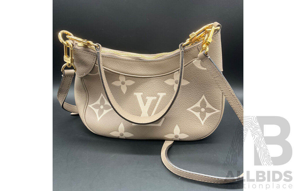 Bicolor Monogram Empreinte Bagatelle Bag Branded LOUIS VUITTON