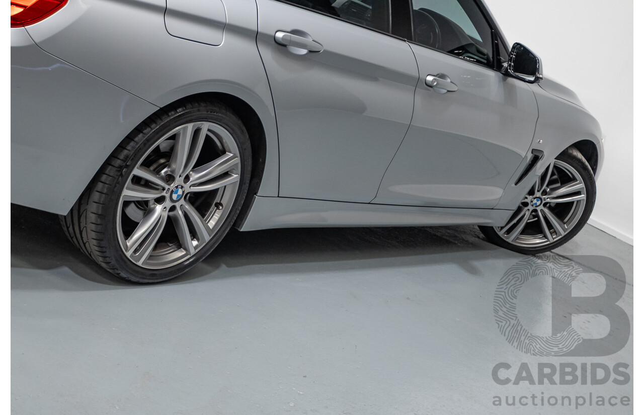 7/2014 BMW 435i Gran Coupe M Sport F36 5D Coupe Glacier Silver Metallic Turbo 3.0L