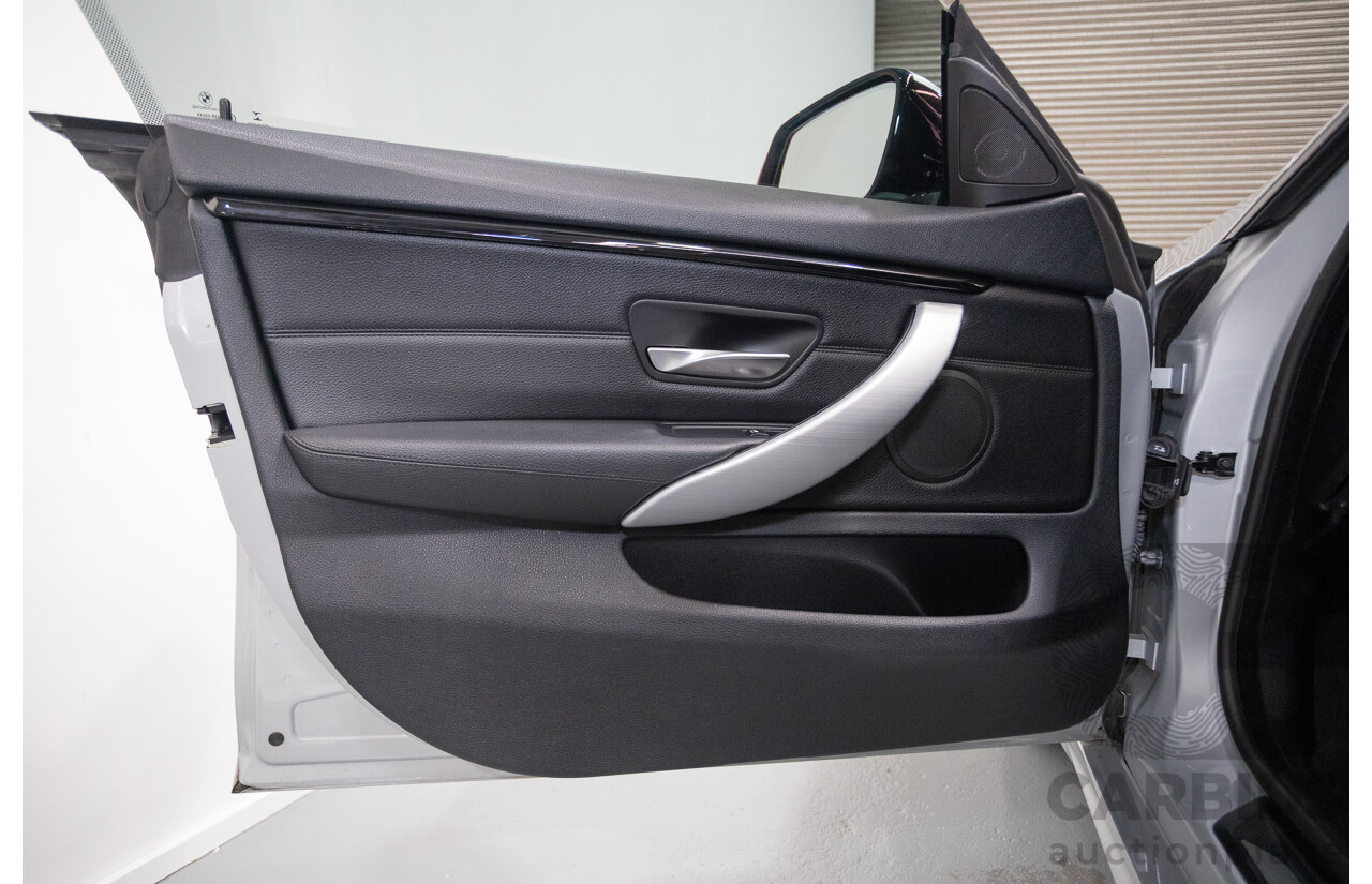 7/2014 BMW 435i Gran Coupe M Sport F36 5D Coupe Glacier Silver Metallic Turbo 3.0L