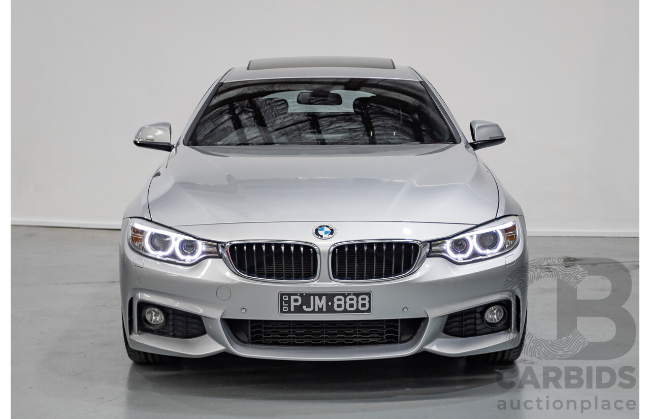 7/2014 BMW 435i Gran Coupe M Sport F36 5D Coupe Glacier Silver Metallic Turbo 3.0L