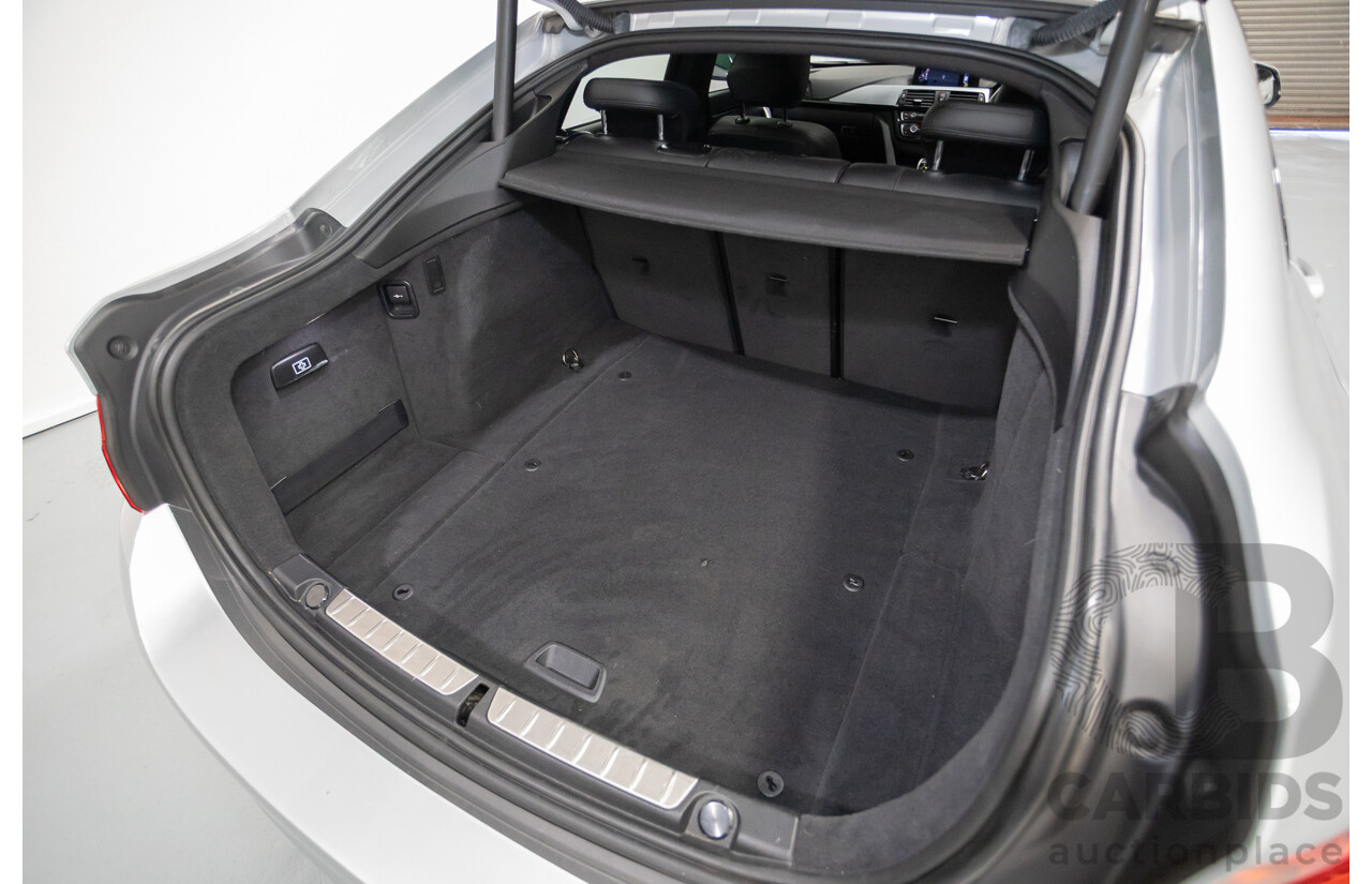 7/2014 BMW 435i Gran Coupe M Sport F36 5D Coupe Glacier Silver Metallic Turbo 3.0L