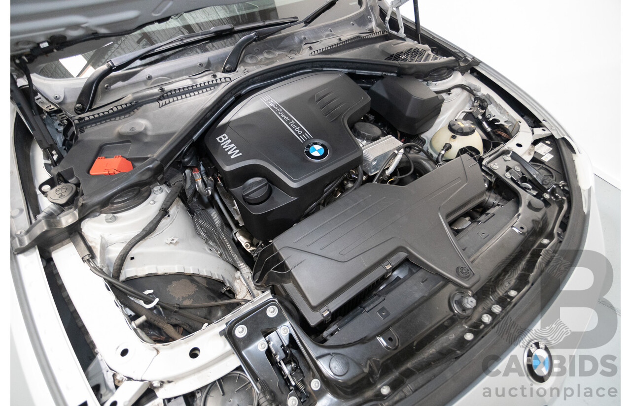 7/2014 BMW 435i Gran Coupe M Sport F36 5D Coupe Glacier Silver Metallic Turbo 3.0L