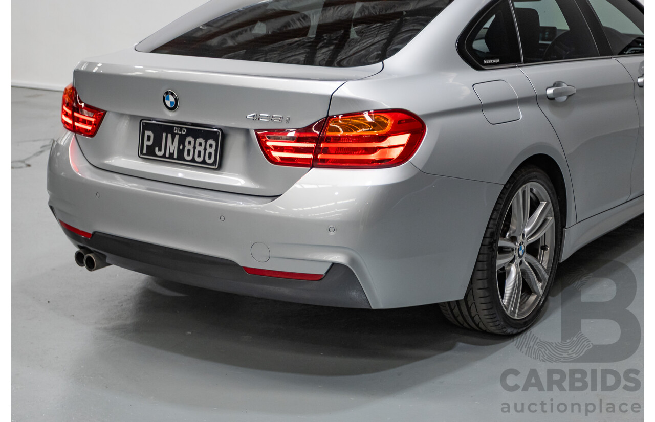 7/2014 BMW 428i Gran Coupe M Sport F36 5D Coupe Glacier Silver Metallic Turbo 2.0L