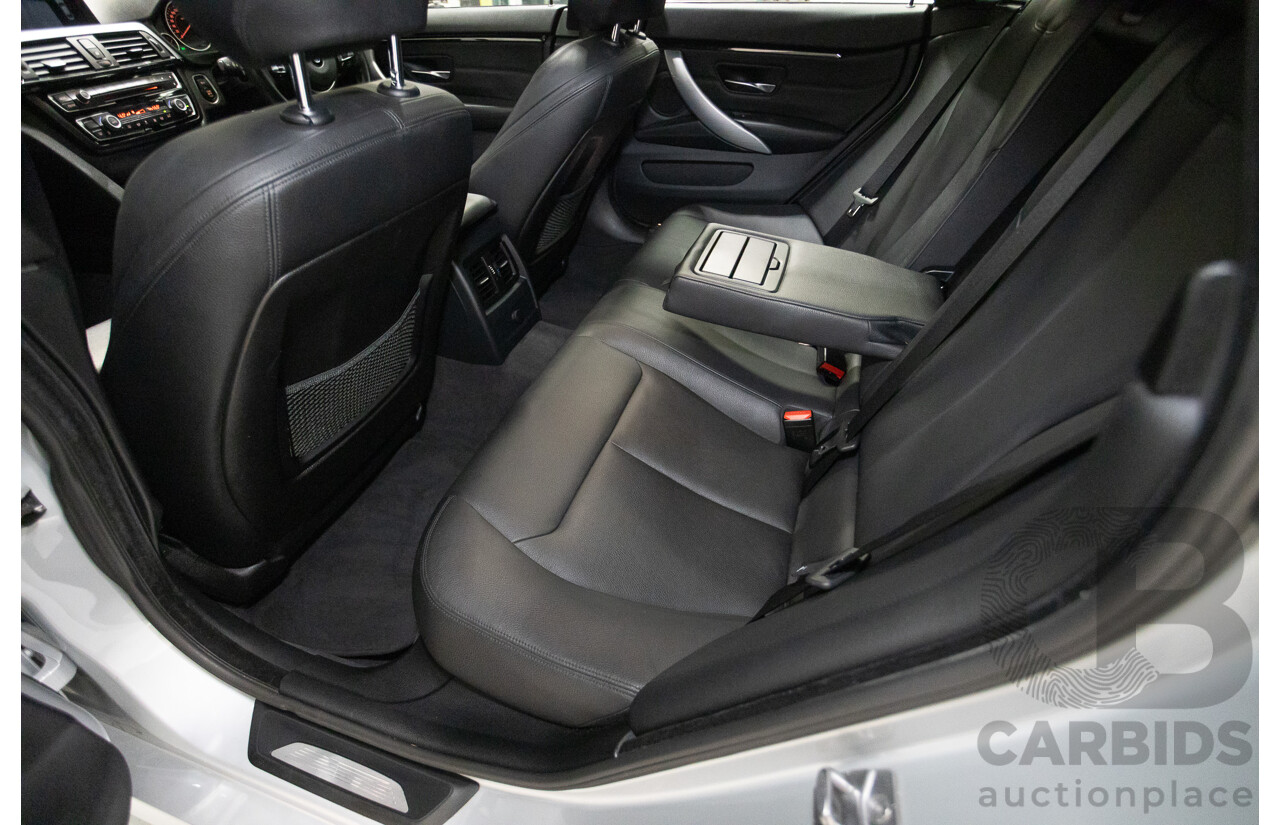 7/2014 BMW 428i Gran Coupe M Sport F36 5D Coupe Glacier Silver Metallic Turbo 2.0L