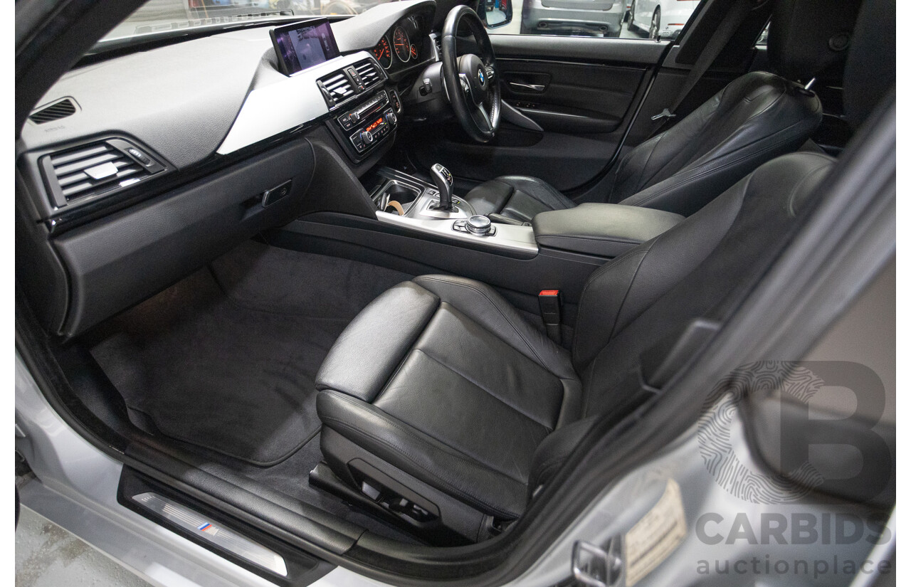 7/2014 BMW 428i Gran Coupe M Sport F36 5D Coupe Glacier Silver Metallic Turbo 2.0L