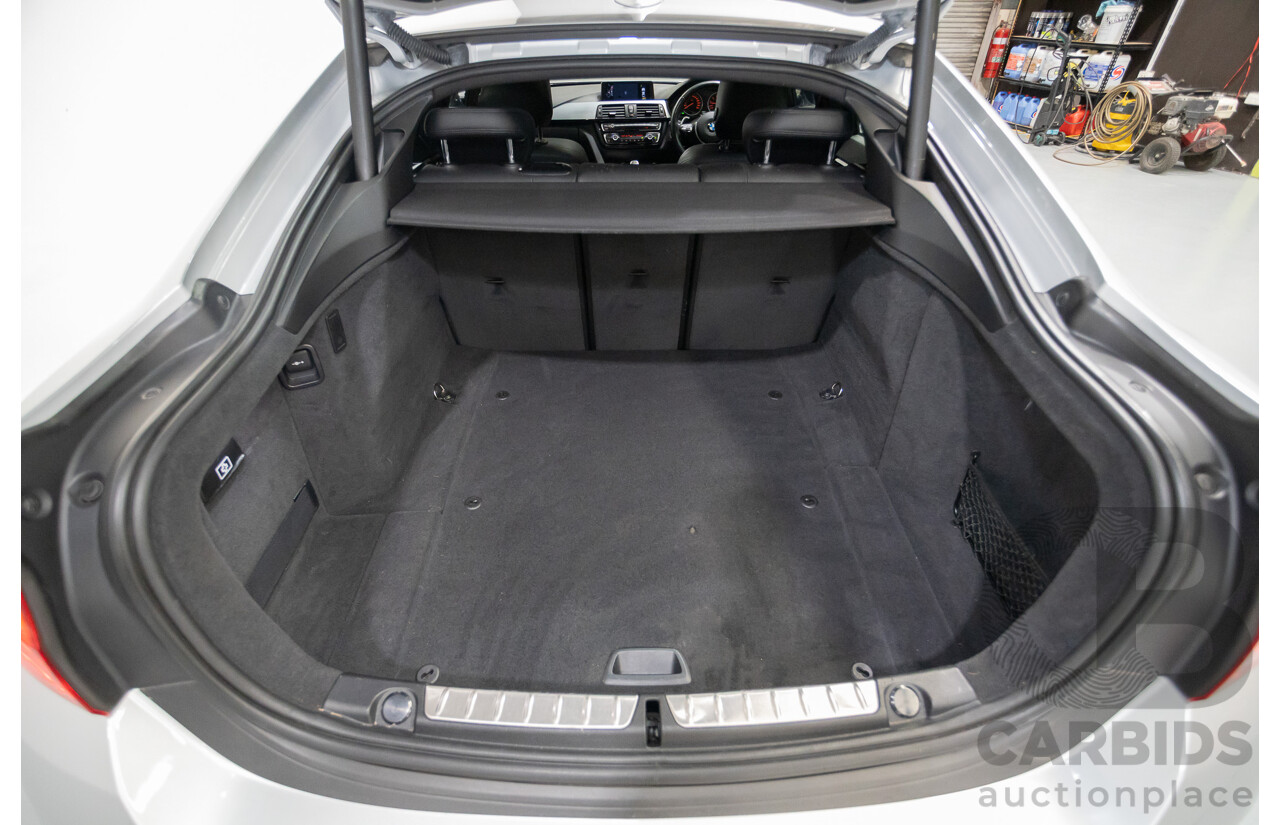 7/2014 BMW 428i Gran Coupe M Sport F36 5D Coupe Glacier Silver Metallic Turbo 2.0L