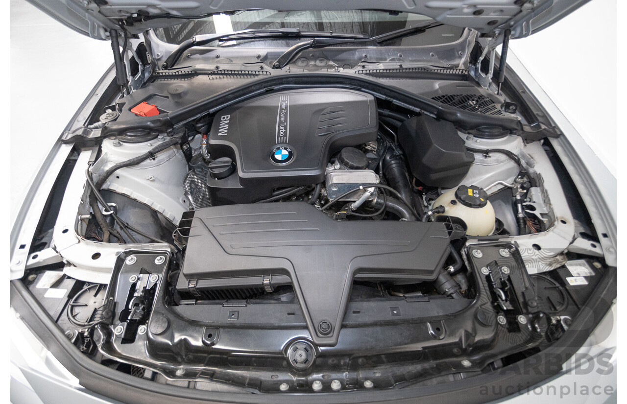 7/2014 BMW 428i Gran Coupe M Sport F36 5D Coupe Glacier Silver Metallic Turbo 2.0L