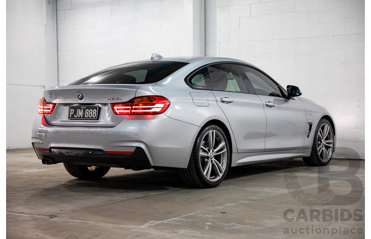 7/2014 BMW 428i Gran Coupe M Sport F36 5D Coupe Glacier Silver Metallic Turbo 2.0L