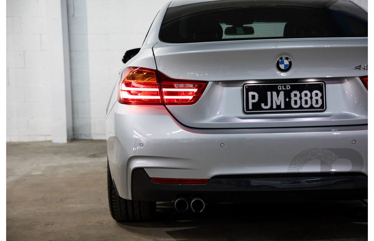 7/2014 BMW 428i Gran Coupe M Sport F36 5D Coupe Glacier Silver Metallic Turbo 2.0L
