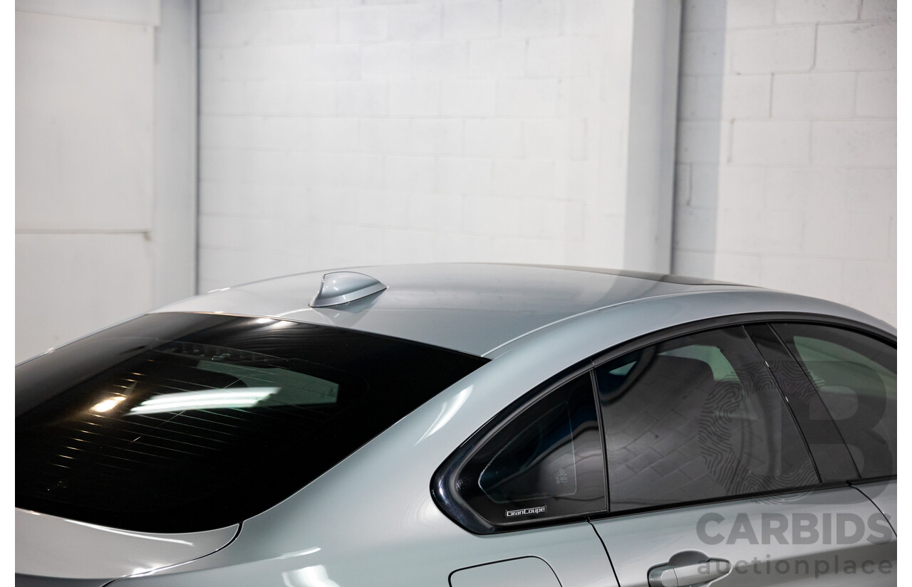 7/2014 BMW 428i Gran Coupe M Sport F36 5D Coupe Glacier Silver Metallic Turbo 2.0L