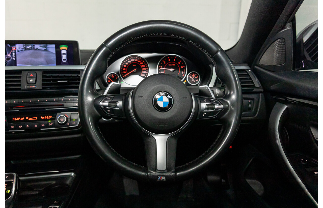 7/2014 BMW 428i Gran Coupe M Sport F36 5D Coupe Glacier Silver Metallic Turbo 2.0L