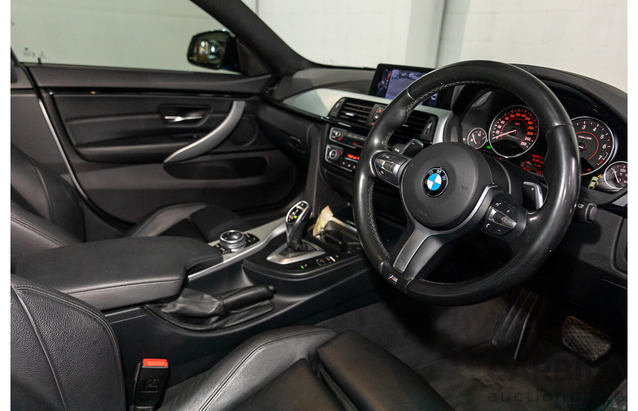 7/2014 BMW 428i Gran Coupe M Sport F36 5D Coupe Glacier Silver Metallic Turbo 2.0L