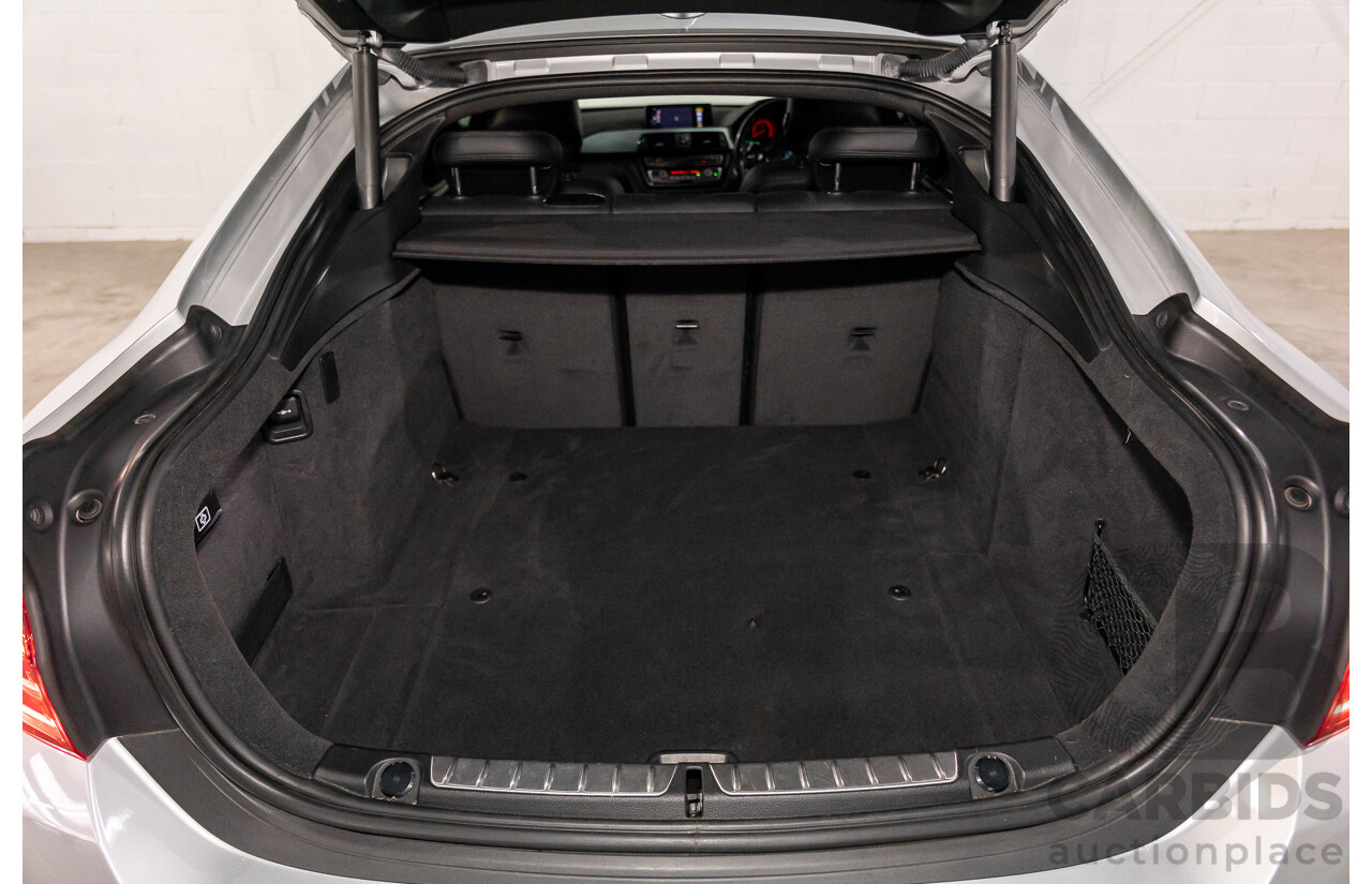 7/2014 BMW 428i Gran Coupe M Sport F36 5D Coupe Glacier Silver Metallic Turbo 2.0L