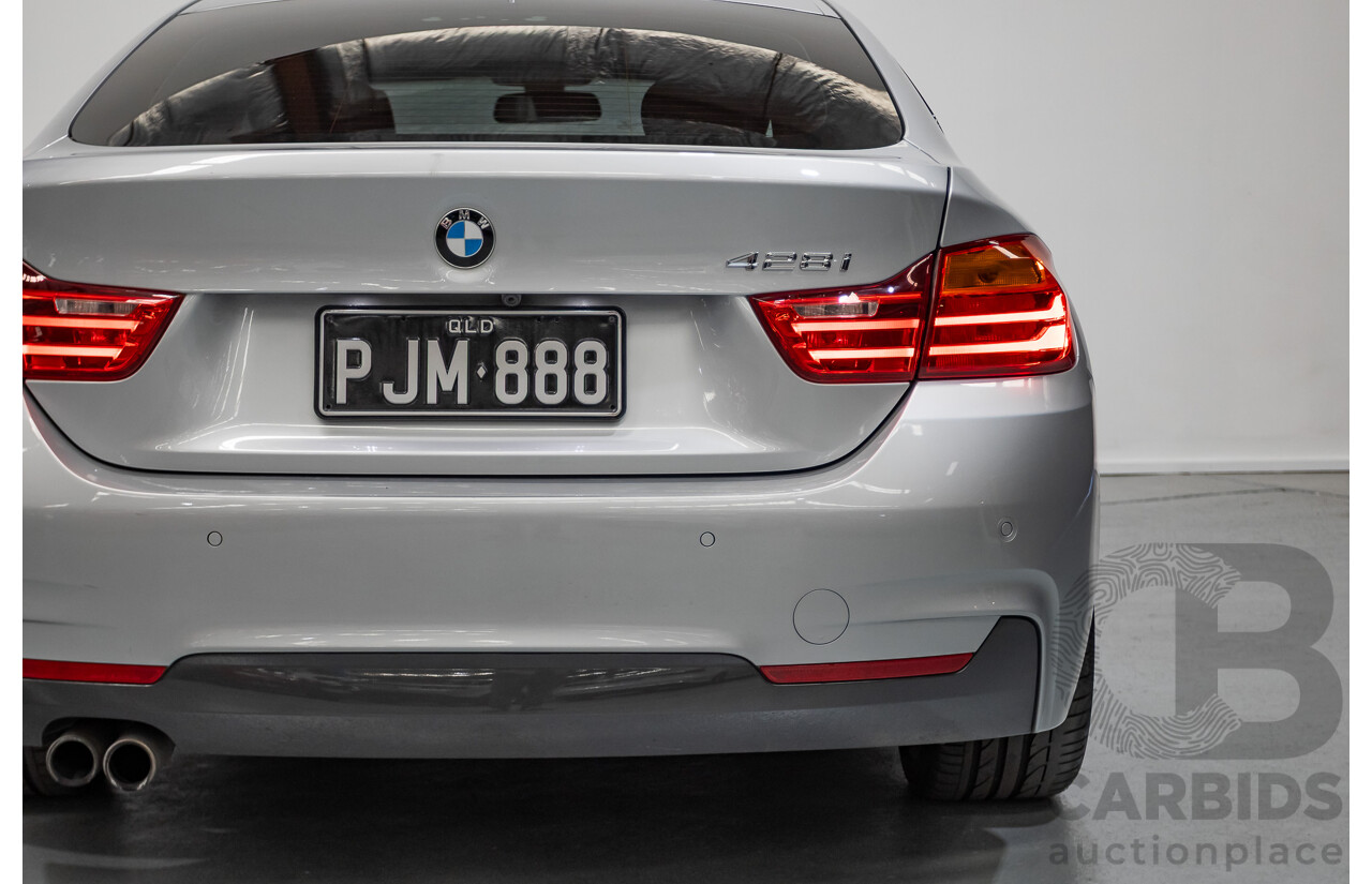 7/2014 BMW 435i Gran Coupe M Sport F36 5D Coupe Glacier Silver Metallic Turbo 3.0L