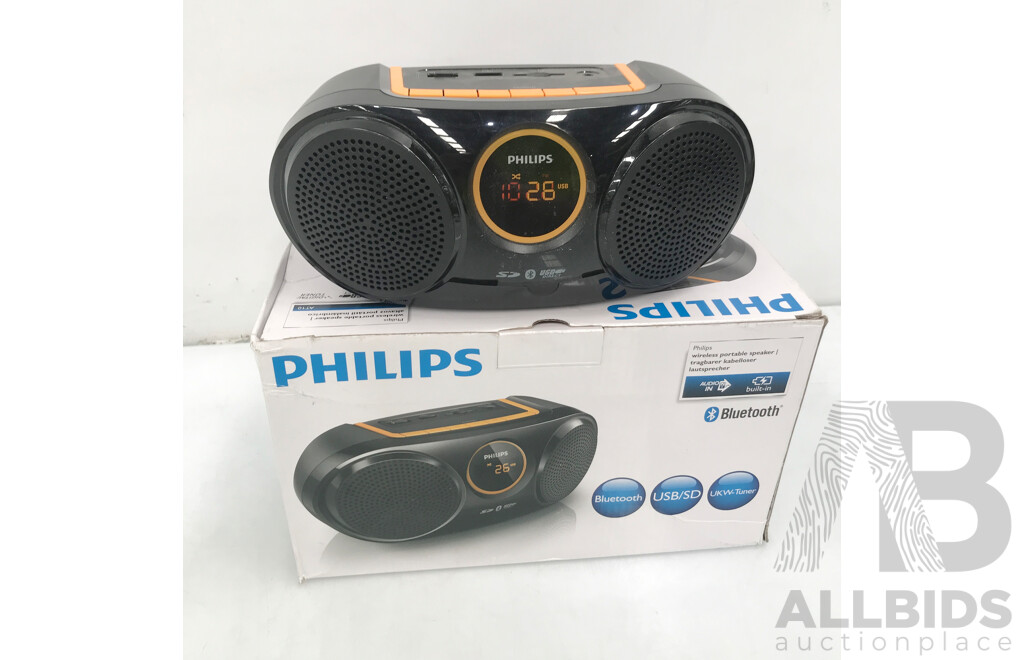 Philips (AT10) Wireless Portable Speaker