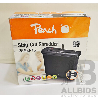 Peach (PS400-15) Strip Cut Shredder