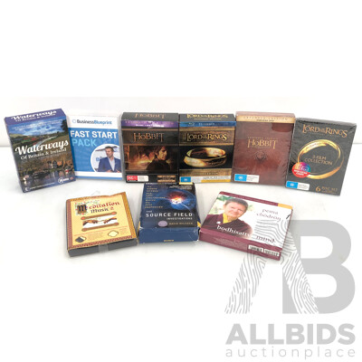 DVD/CD Boxed Sets - Lot of Nine - New