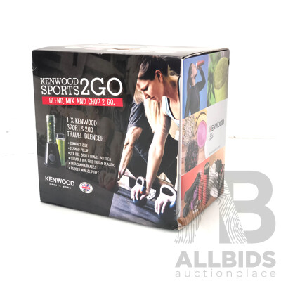 Kenwood Sports 2Go Travel Blender - Brand New