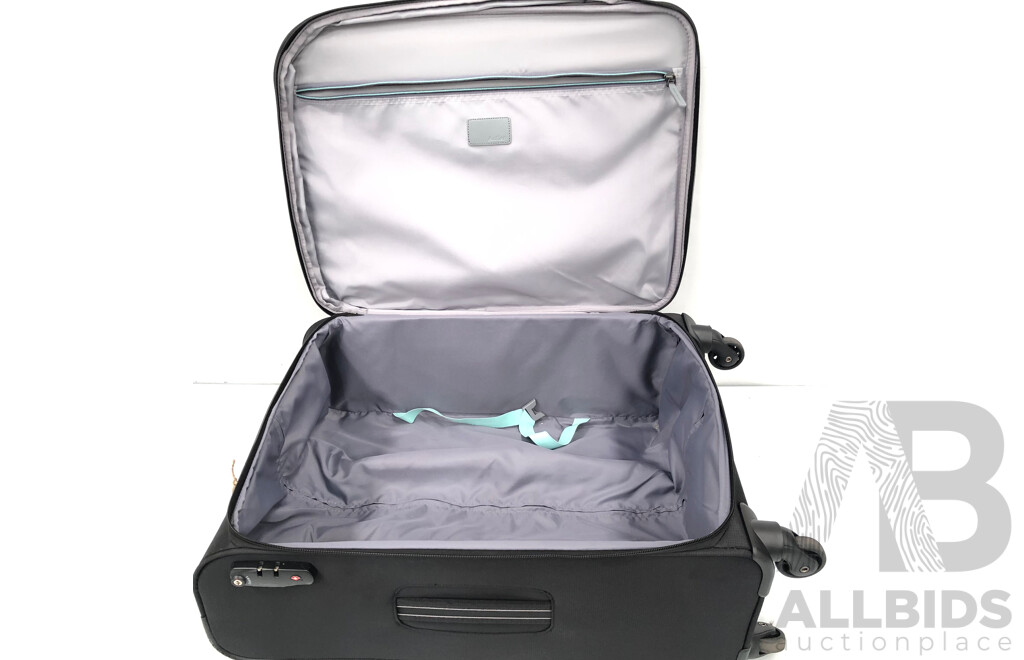 Antler Marcus Soft Four Wheel Expanding Roller Case - 55 Litre - Brand New - RRP $279.00