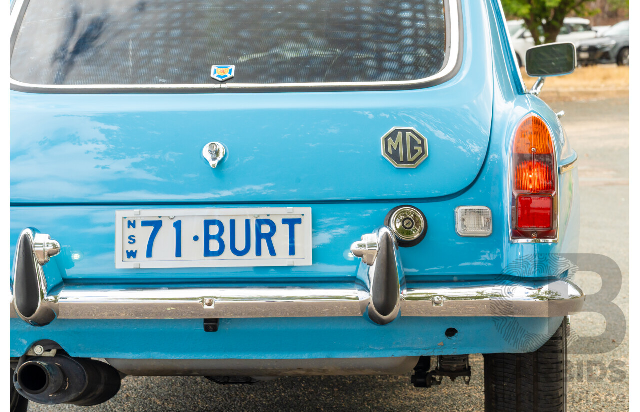 1971 M.G MGB GT 2d Coupe Azzurro Blue 1.8L