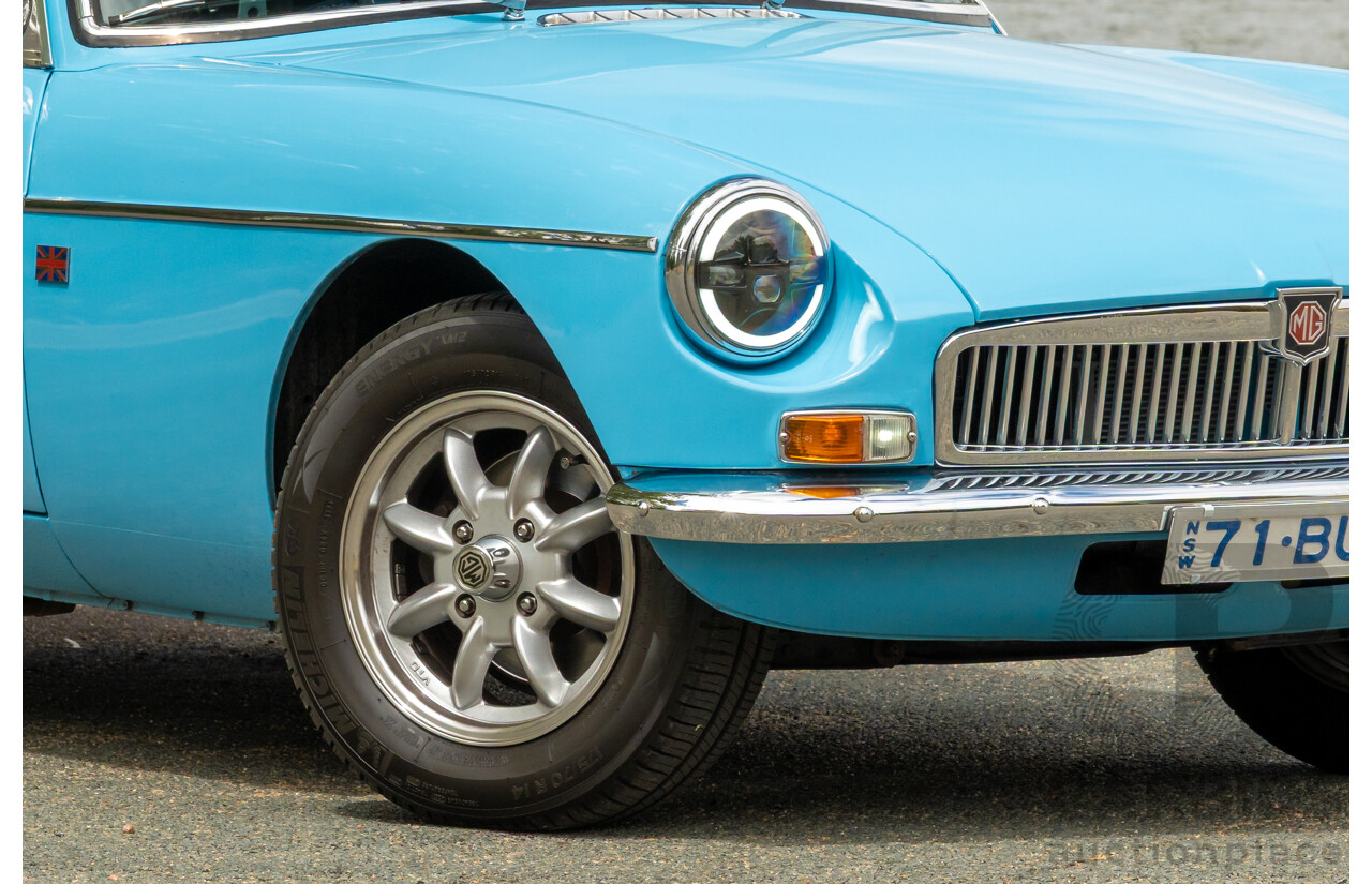 1971 M.G MGB GT 2d Coupe Azzurro Blue 1.8L