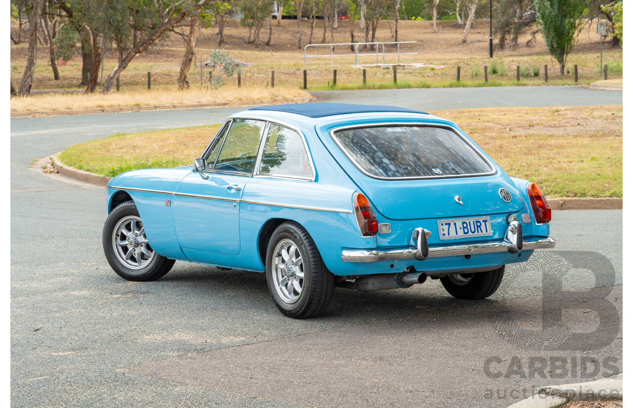 1971 M.G MGB GT 2d Coupe Azzurro Blue 1.8L