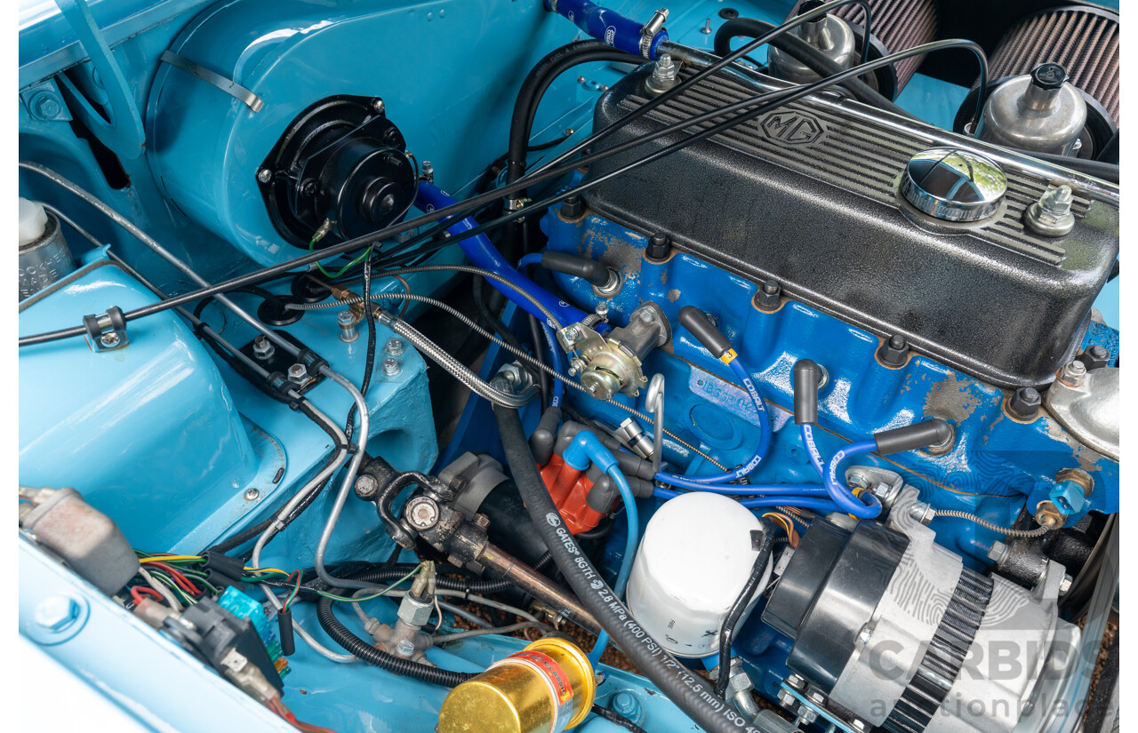 1971 M.G MGB GT 2d Coupe Azzurro Blue 1.8L